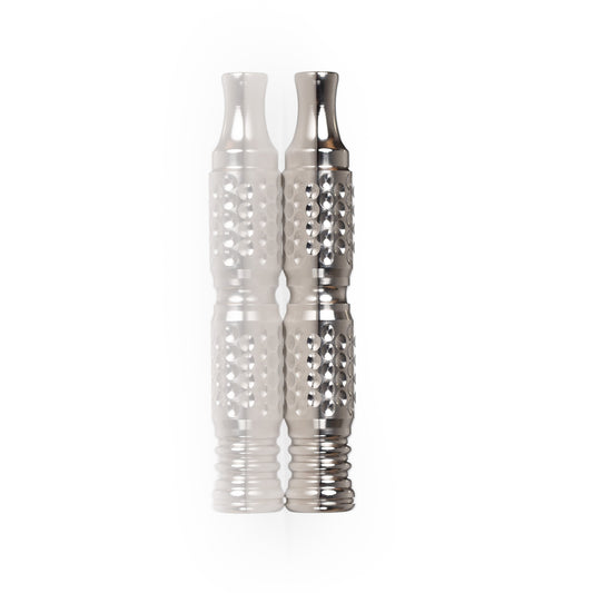 TRH5: Dimpled Design 14mm x 85mm Handle, Stainless Steel