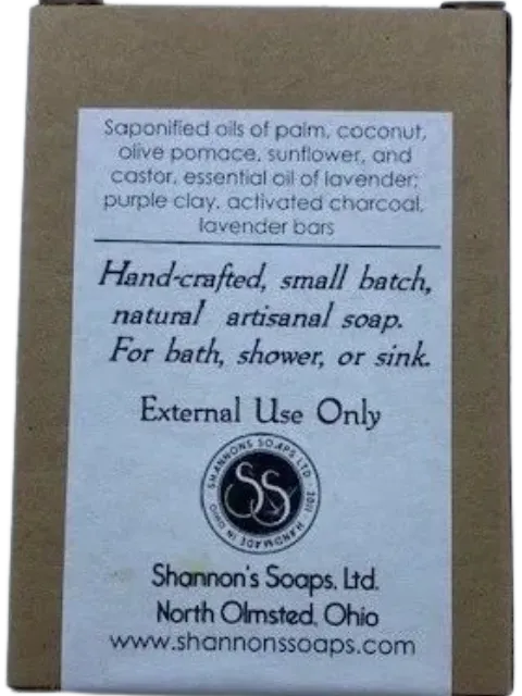 BARSOAP5: LAVENDER BUD Bath Soap by Shannon's Soaps