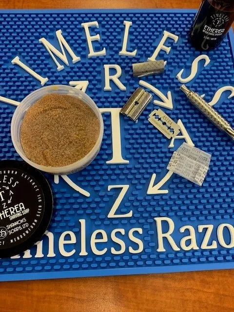 COUNTER TOP SHAVING MAT: Counter top mat for shaving: 13 3/4" x 13 3/4" x 1/2"