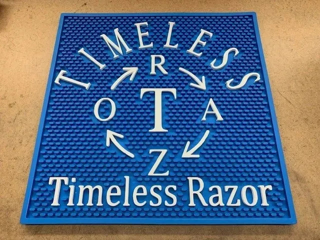 COUNTER TOP SHAVING MAT: Counter top mat for shaving: 13 3/4" x 13 3/4" x 1/2"