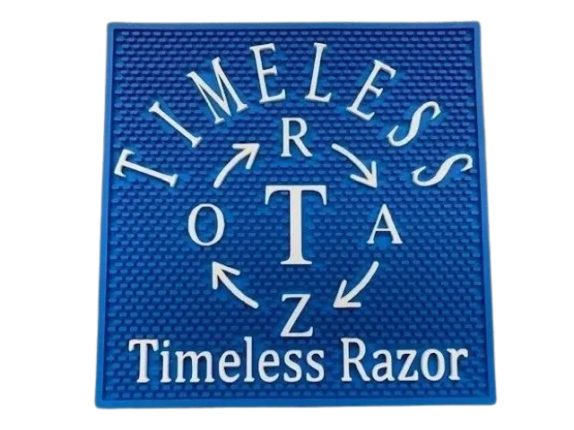 COUNTER TOP SHAVING MAT: Counter top mat for shaving: 13 3/4" x 13 3/4" x 1/2"