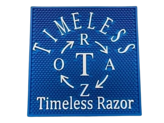 COUNTER TOP SHAVING MAT: Counter top mat for shaving: 13 3/4" x 13 3/4" x 1/2"