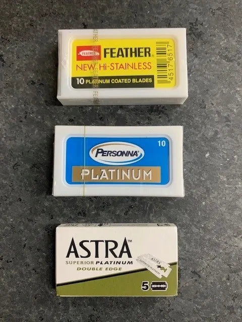 DOUBLE EDGE SAFETY RAZOR BLADES: Your Choice of Brands