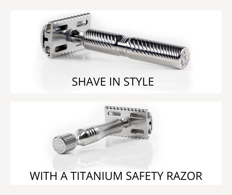 TIBYOR: Build Your Own TITANIUM Double Edge Safety Razor (Starting at $230)