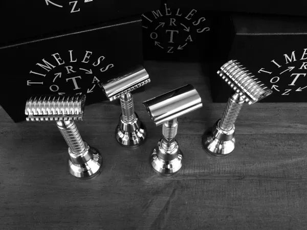 SSMK1: STAINLESS STEEL DOUBLE EDGE SAFETY RAZOR MASTER KIT