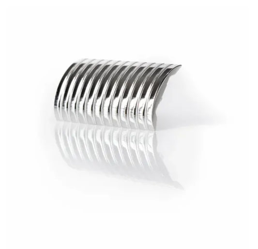 SSSCLCAP: Scalloped Cap, Stainless Steel