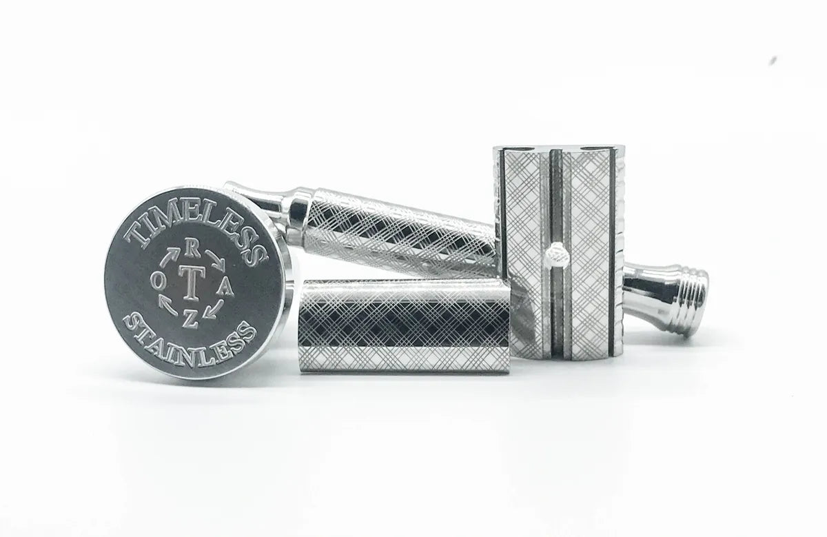 THE TUXEDO: Stainless Steel Double Edge Safety Razor
