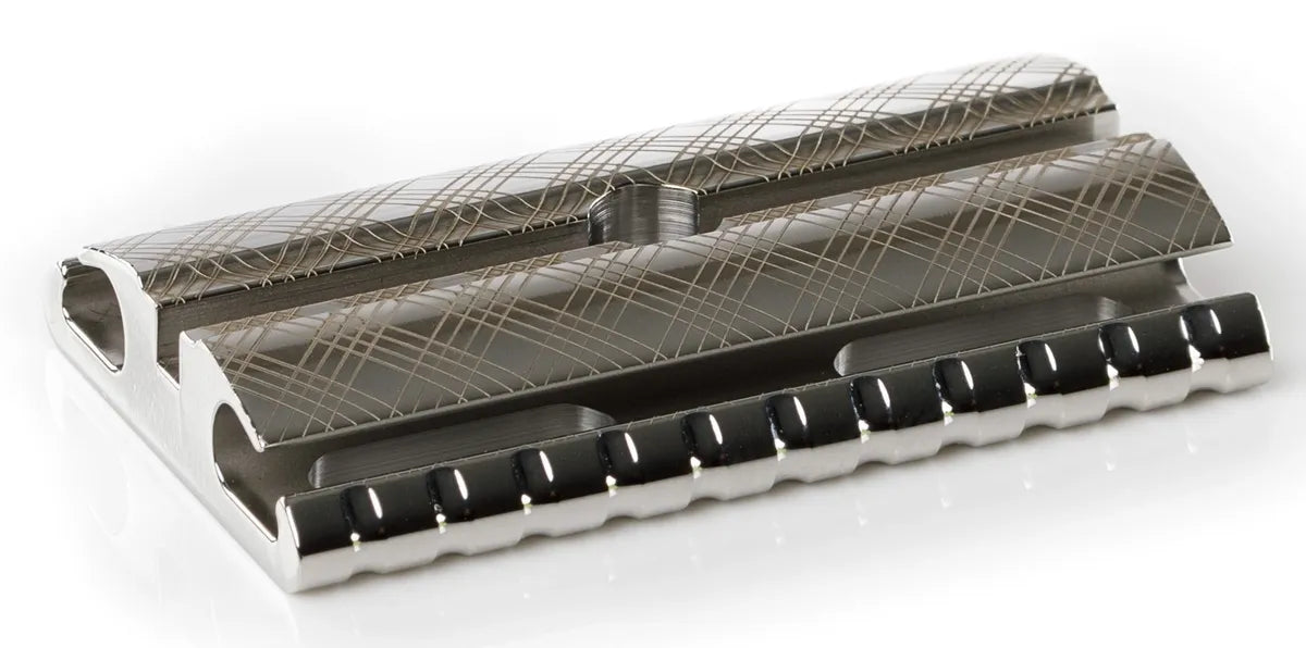 THE TUXEDO: Stainless Steel Double Edge Safety Razor