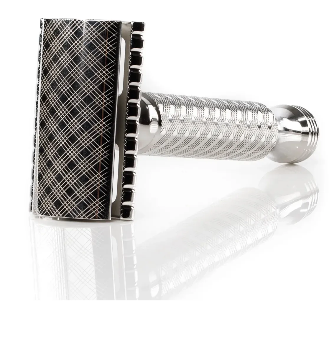 THE TUXEDO: Stainless Steel Double Edge Safety Razor