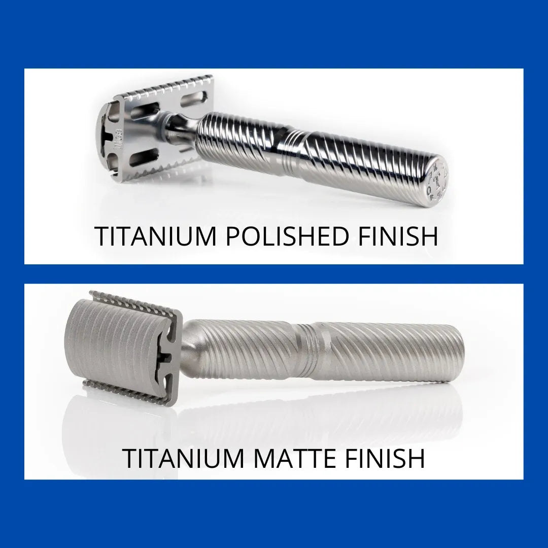 TIBYOR: Build Your Own TITANIUM Double Edge Safety Razor (Starting at $230)