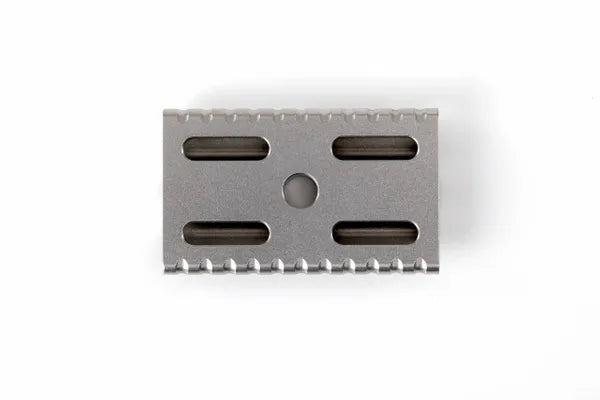 TISCLBASE: Scalloped Base Plate, Titanium