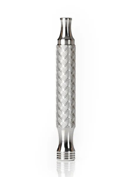 TRH3: Plaid Design 14mm x 100mm Handle, Stainless Steel