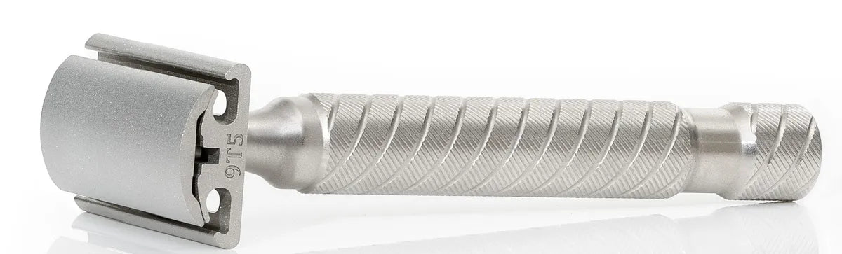 TRH4: Barber Pole Design 14mm x 100mm Handle, Stainless Steel