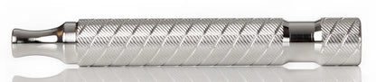 TRH4: Barber Pole Design 14mm x 100mm Handle, Stainless Steel