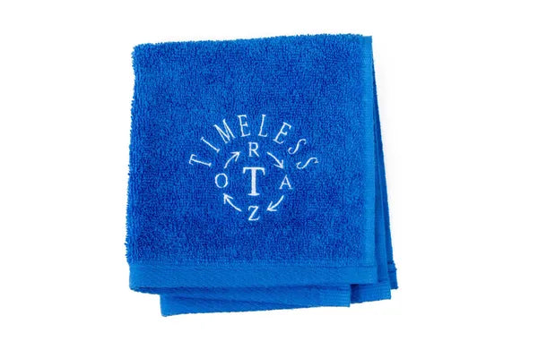 Towel: 13" x 13" Timeless Razor Embroidered Wash Cloth Towel