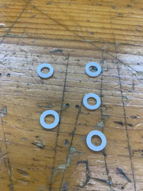 WASHERS: 5 PACK DELRIN Washers