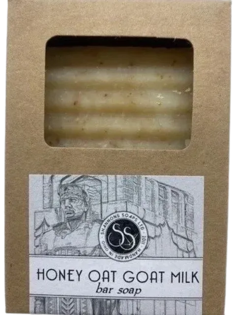 BARSOAP4: Honey Oat Goat Milk bath soap by Shannon's Soaps