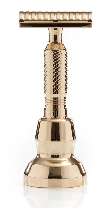 BRSBBASE: Solid Bar Base Plate, 0.38mm Blade Gap, Bronze – Timeless Razor