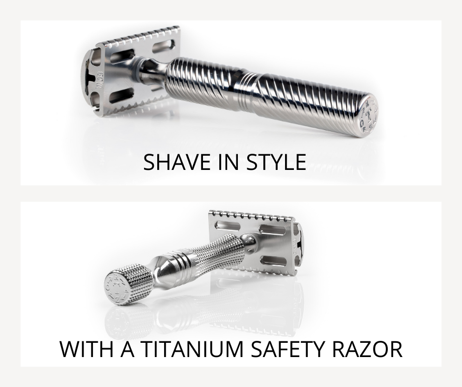 TIBYOR: Build Your Own TITANIUM Double Edge Safety Razor – Timeless Razor