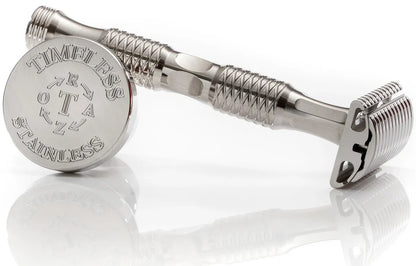 24000 Razorplate SSSCLBASE: Scalloped Base Plate: Stainless Steel – Timeless Razor