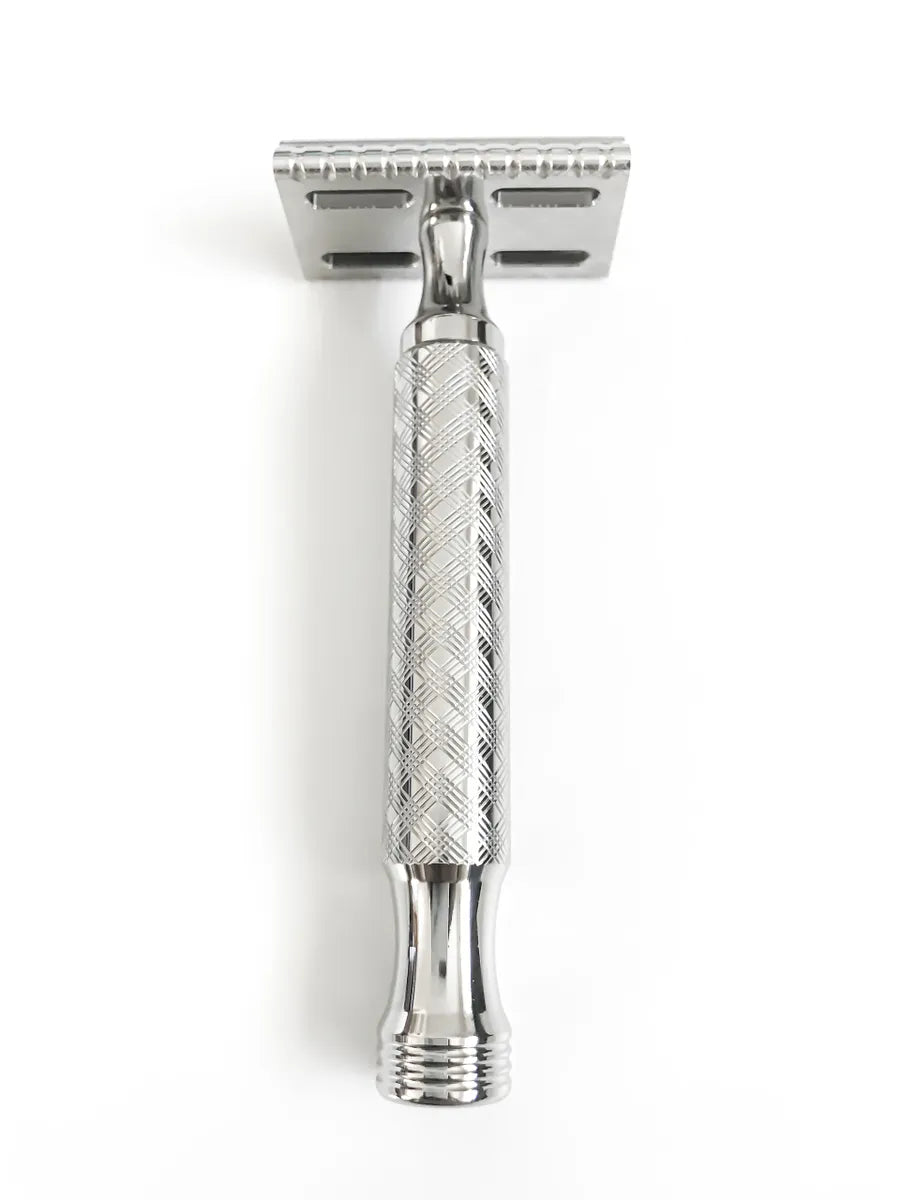 THE TUXEDO: Stainless Steel Double Edge Safety Razor – Timeless Razor
