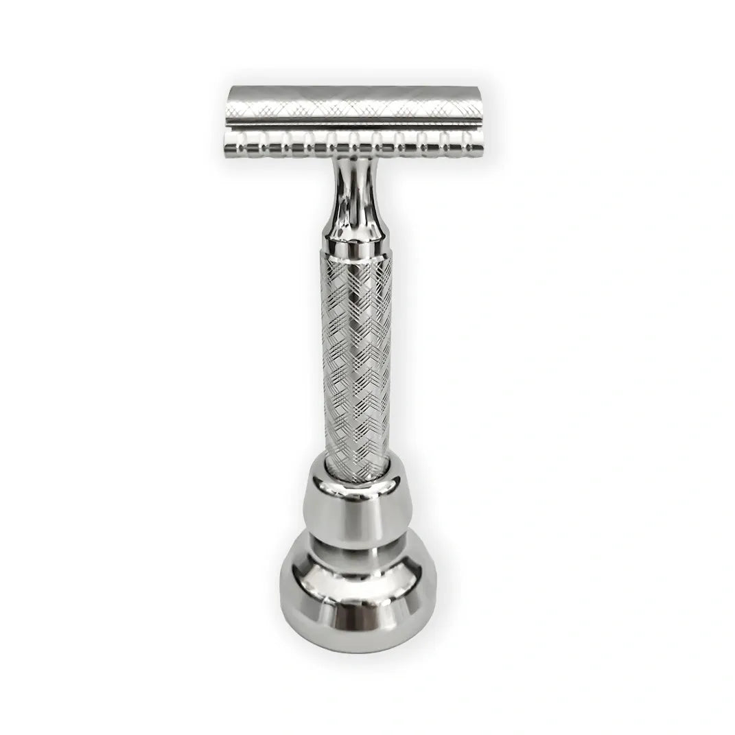 THE TUXEDO: Stainless Steel Double Edge Safety Razor