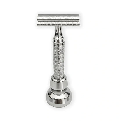 THE TUXEDO: Stainless Steel Double Edge Safety Razor