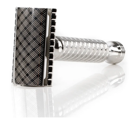 THE TUXEDO: Stainless Steel Double Edge Safety Razor