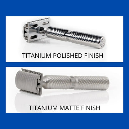 TIMKIT2: TITANIUM DOUBLE EDGE SAFETY RAZOR MASTER KIT – Timeless Razor