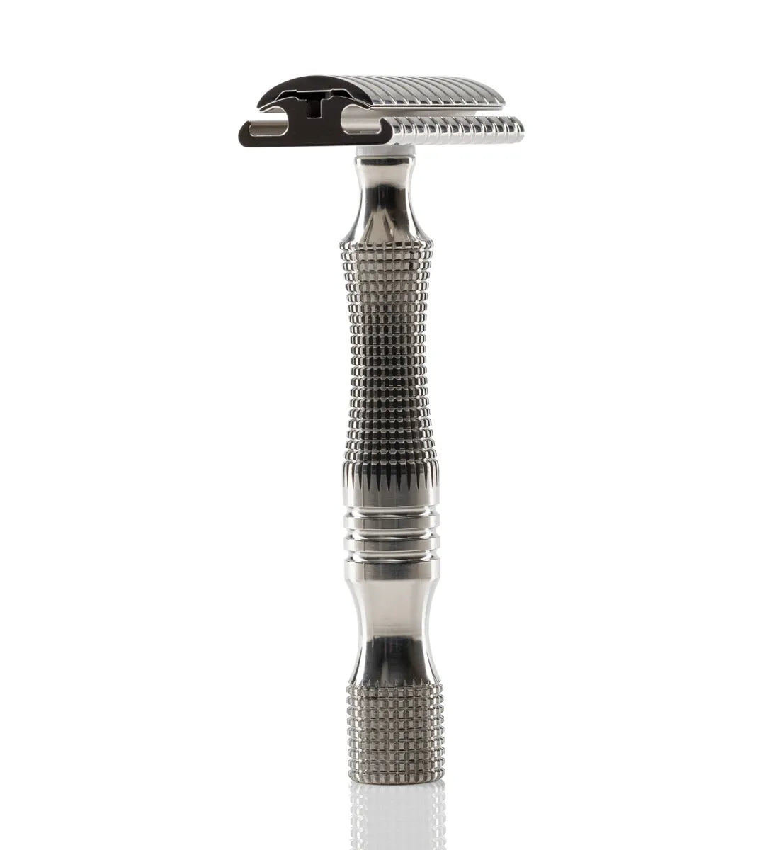 Drugs Plate Razor TISCLBASE: Scalloped Base Plate, Titanium – Timeless Razor