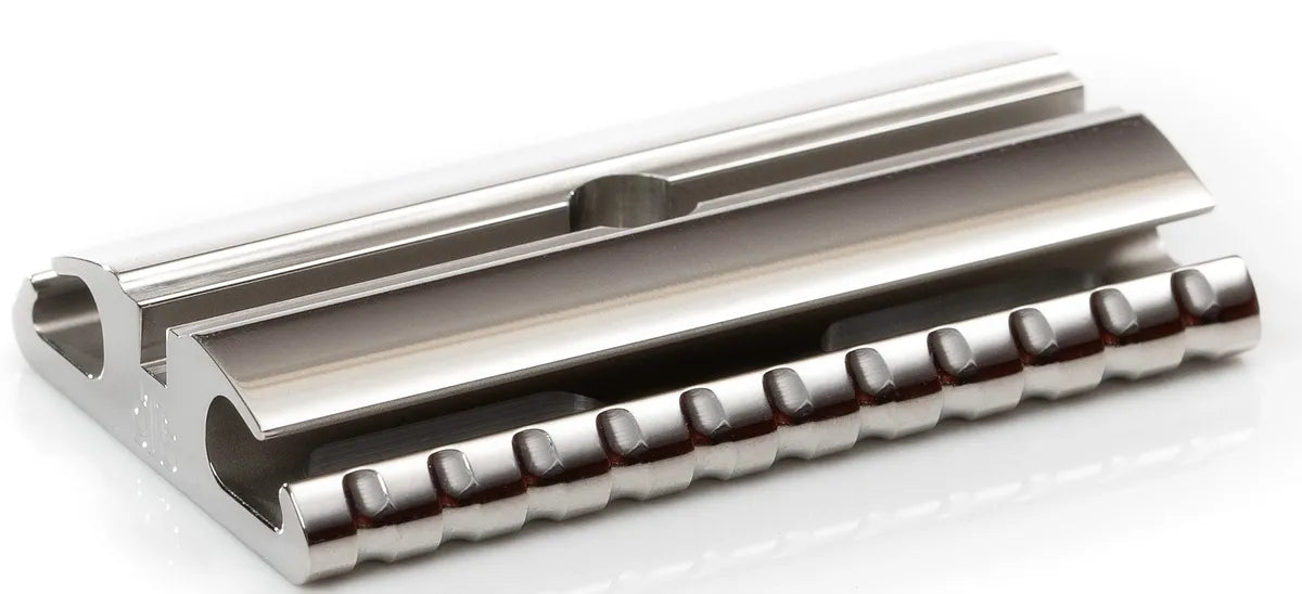 TISCLBASE: Scalloped Base Plate, Titanium – Timeless Razor