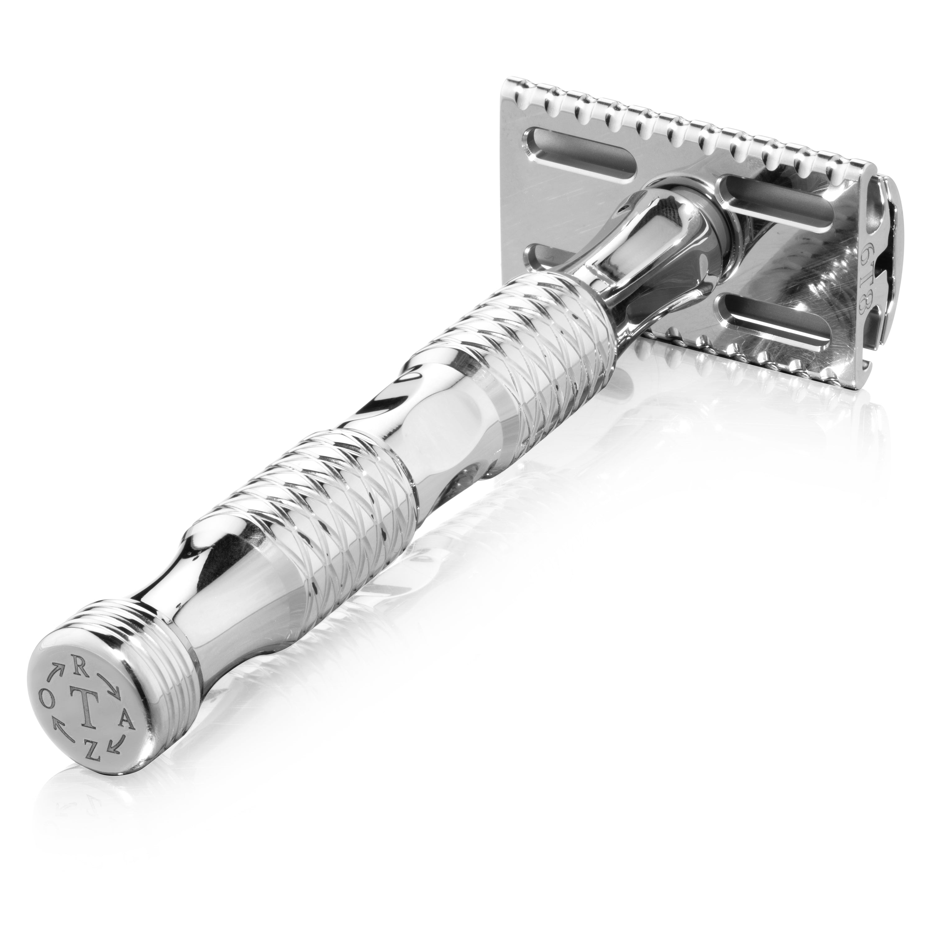 TRH2: Pineapple Design 14mm x 100mm, Stainless Steel – Timeless Razor