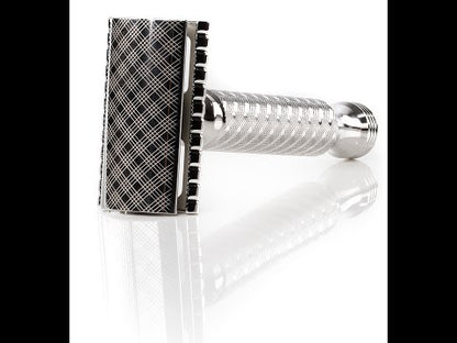 THE TUXEDO: Stainless Steel Double Edge Safety Razor